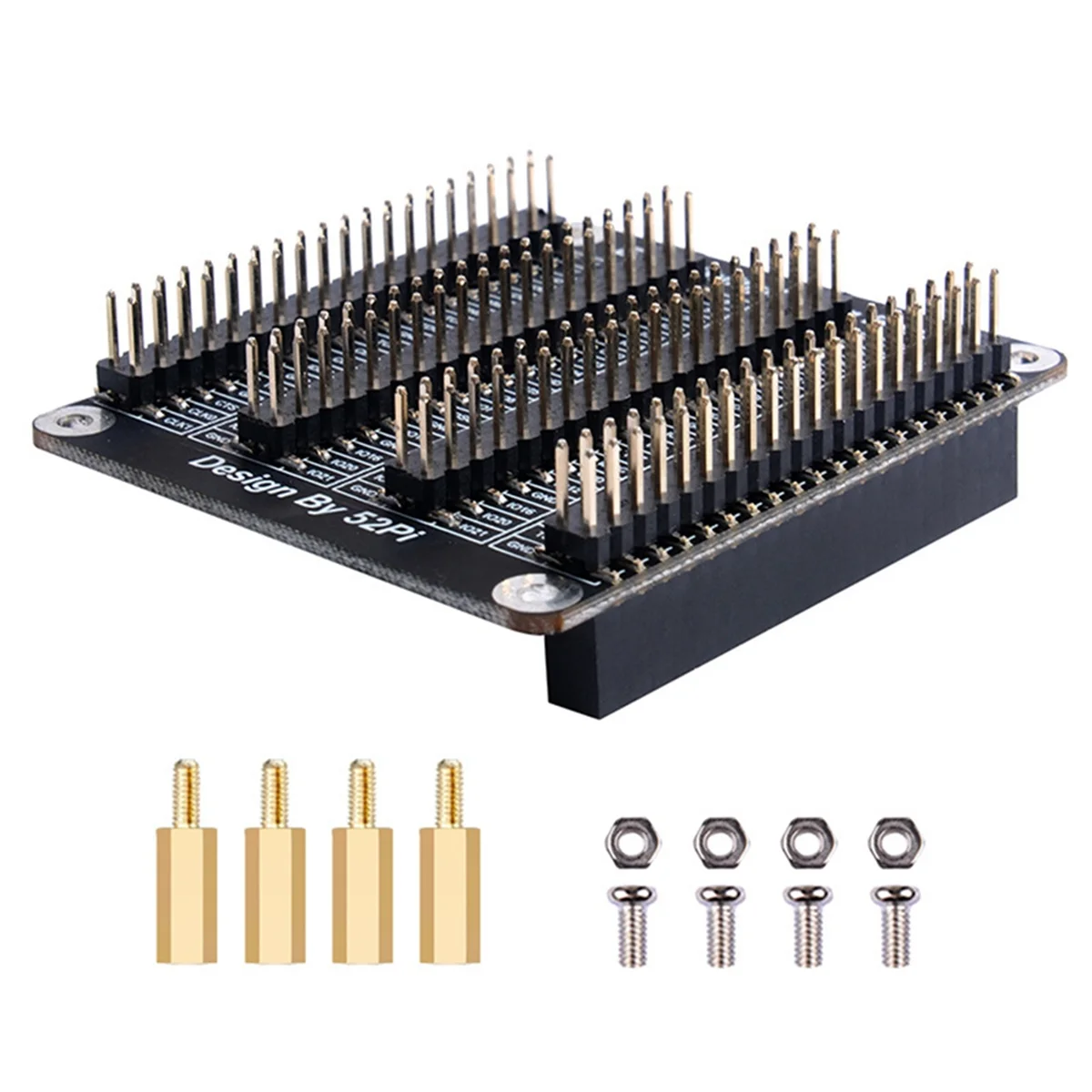 Efficient For Raspberry Pi GPIO Expansion Board 40Pin Quad IO Module