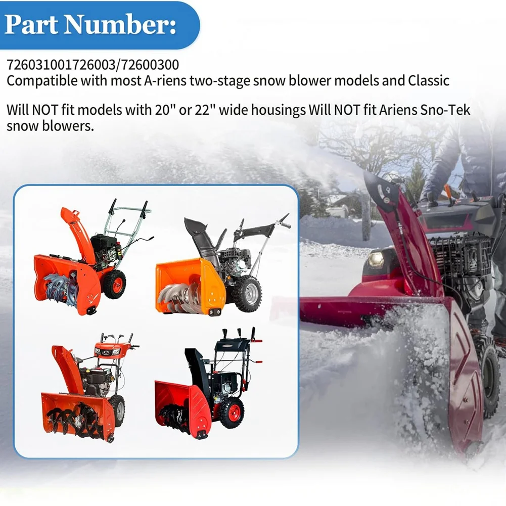 

72603100 Snow Blower Skid Plate Shoes For Ariens Snow Blowers, Skid Plate Shoe Kit With Mounting Hardware (2 Pack)