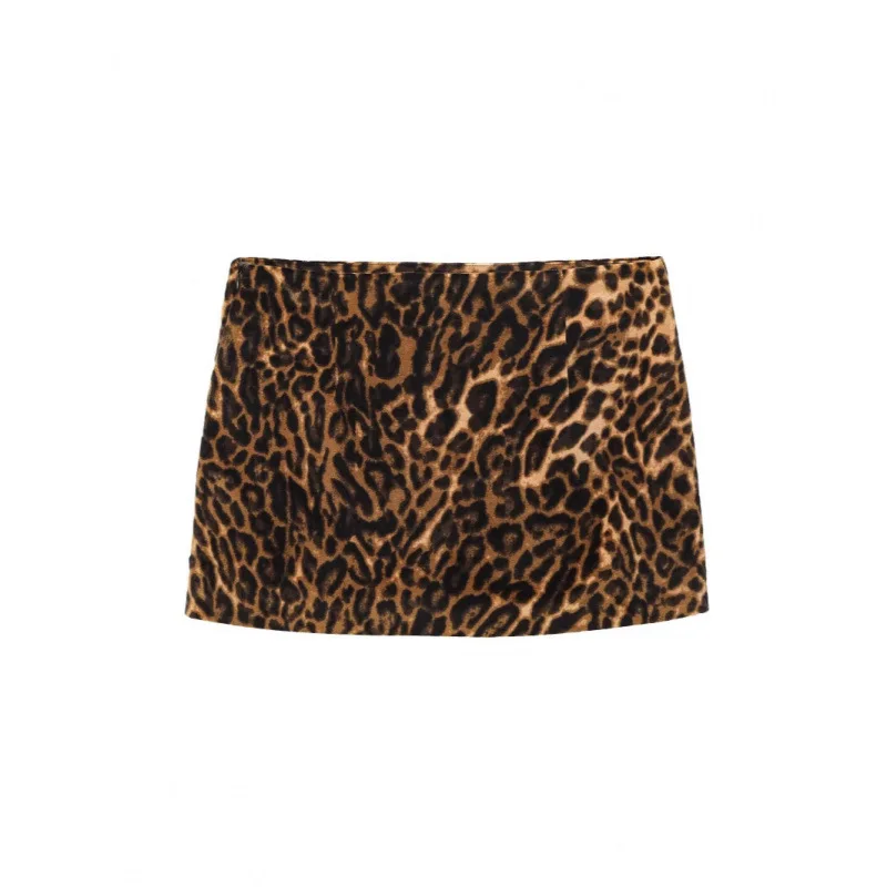 Grenzüberschreitender Tierdruck Samt Ort Mantel Rock Damen Sexy Sle Faion Oberbekleidung Herbstsaison Damenmantel