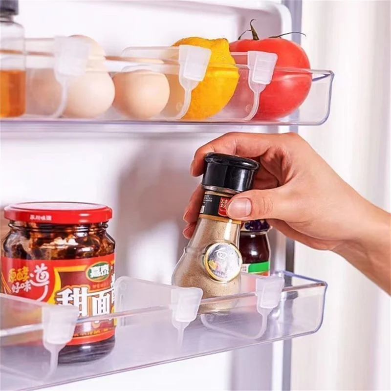 1/5/10/20/40PCS Kitchen Refrigerator Organizer Shelf Storage Dividers For Eggs Bottles and Other Items Organizer Kitchen Fridge