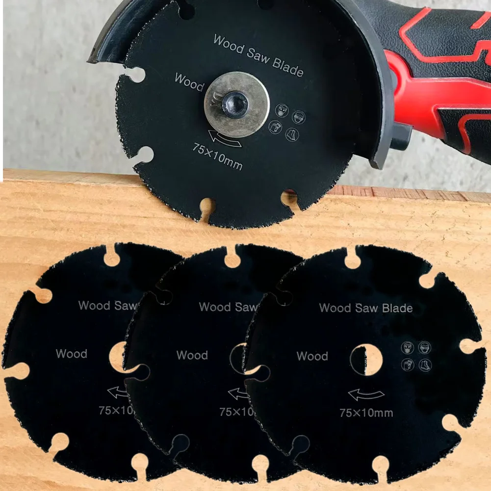 75mm Saw Blade Electric Grinding Cutting Disc Rotary Tool Metal Cutter Power Tool Wood Cutting for Angle Grinder
