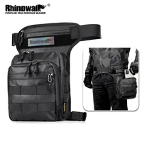 Rhinowalk-bolsa para cintura y pierna, cinturón para muslo y cadera, 3L, bolsa de mensajero grande, bolso de viaje para teléfono móvil/teléfono móvil, riñonera, bolsa para cinturón MotorDrop