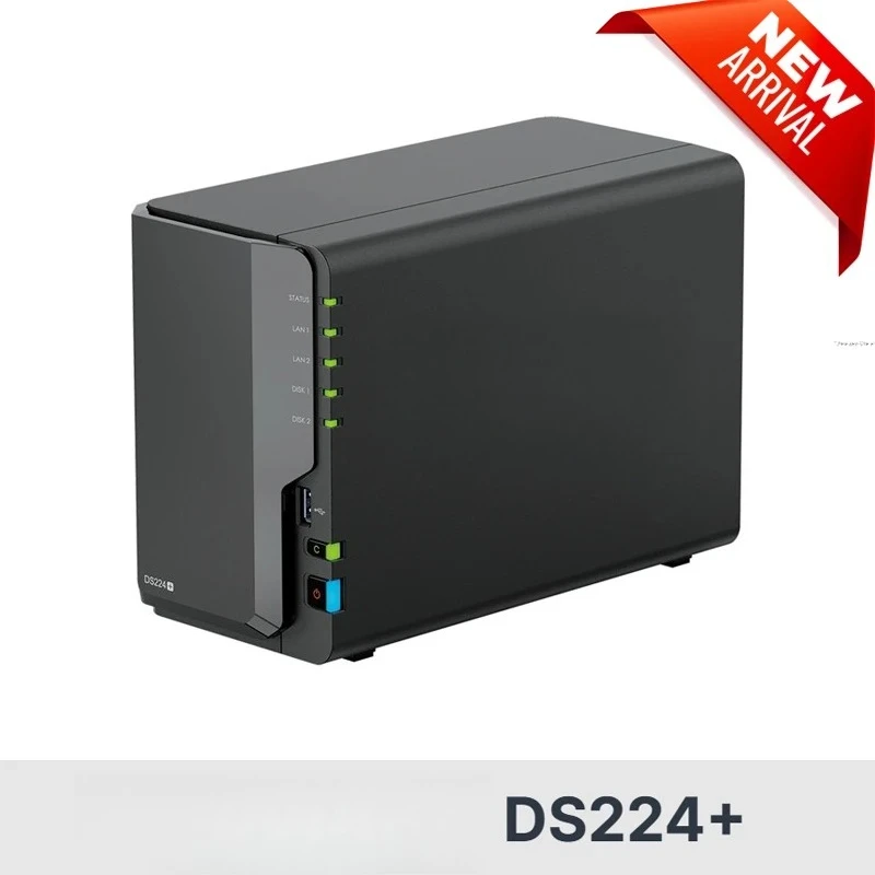 

DS224+ 2-дисковый сетевой накопитель NAS DiskStation (без дисков)