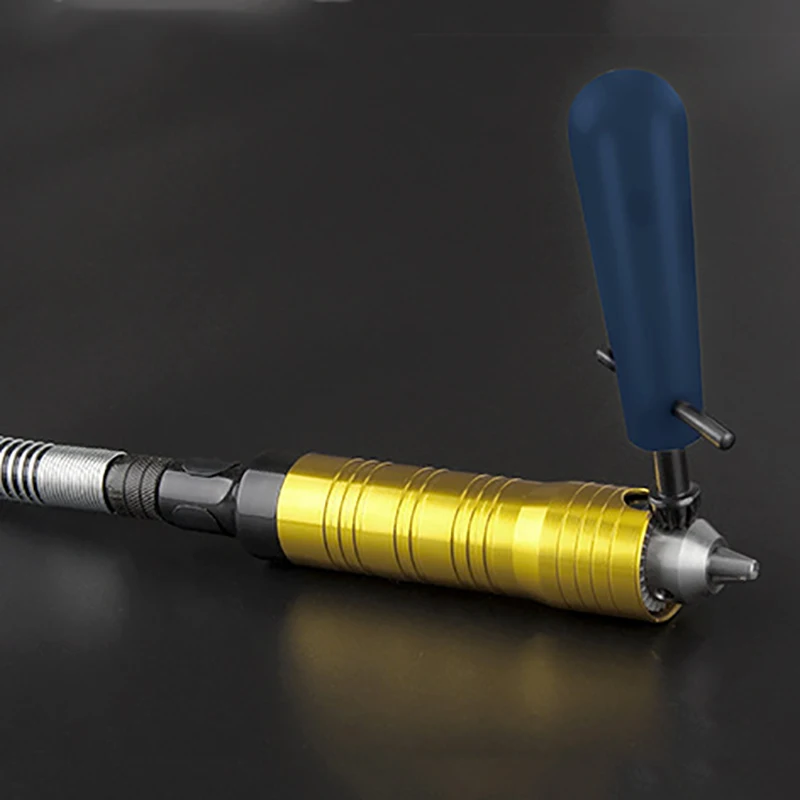 전기 그라인더 용 A76K 유연한 샤프트, 전기 드릴 로터리 그라인더 도구 용 0.3-6.5Mm 척 핸들 연장 케이블 포함