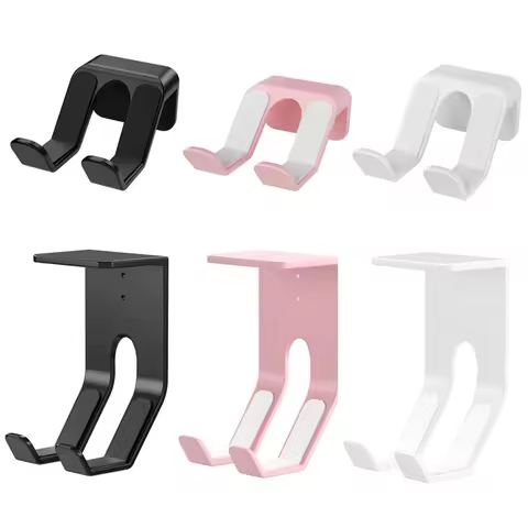 Game Controller Wall Mount for PS5 PS4 Switch Pro Xbox One Gamepad Hanging Stand Holder Headphone Headset Holder Bracket Hanger