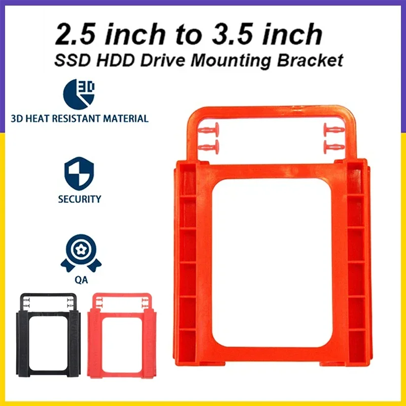 【Fast Ship】2.5 To 3.5 Inch SSD HDD Hard Disk Case Enclosure Mounting Adapter Bracket Holder For PC Desktop