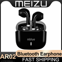 Original MEIZU mblue AR02 Earphone Wireless Bluetooth 5.4 Sport Earbuds Outdoor HD Microphone Call Headsets 200mAh Charging Case