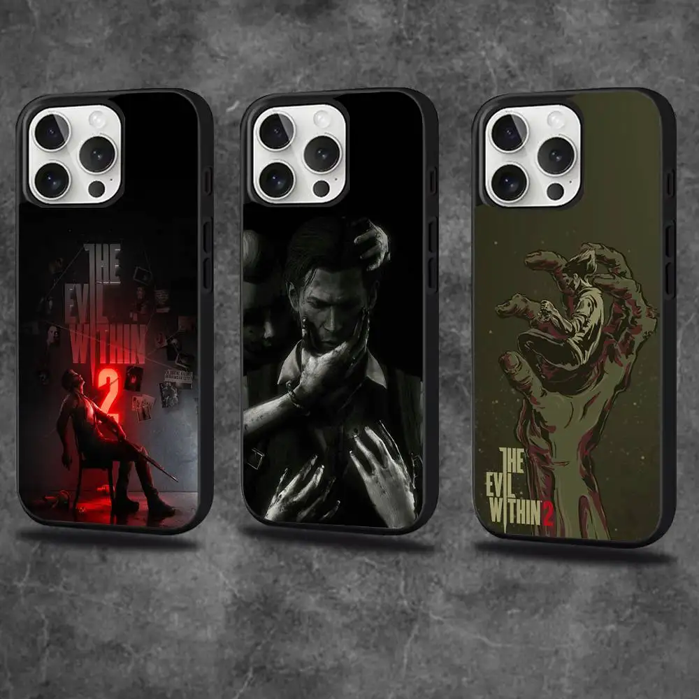 

Game The Evil Within Phone Case For iPhone 17,16,15,14,13,12,11,Pro,Max,Plus,Mini,SE4,E Magnetic Magsafe Wireless Charging