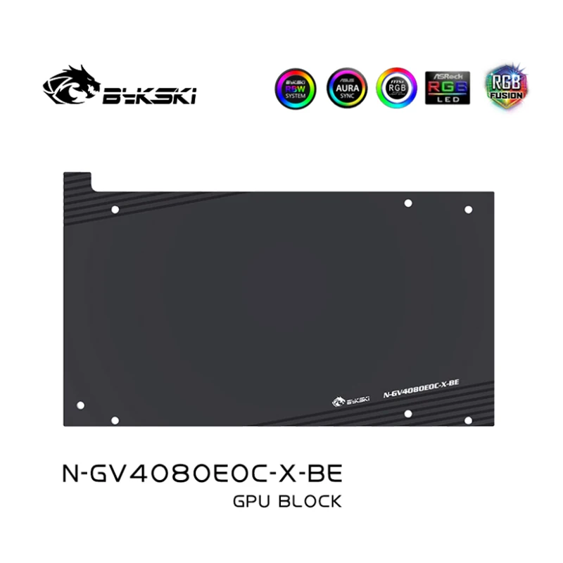 Bykski bloque de agua para GIGABYTE GeForce RTX 4080 AERO/EAGLE/MASTER/GAMING OC 16G tarjeta GPU/radiador enfriador de cobre/N-GV4080EOC-X