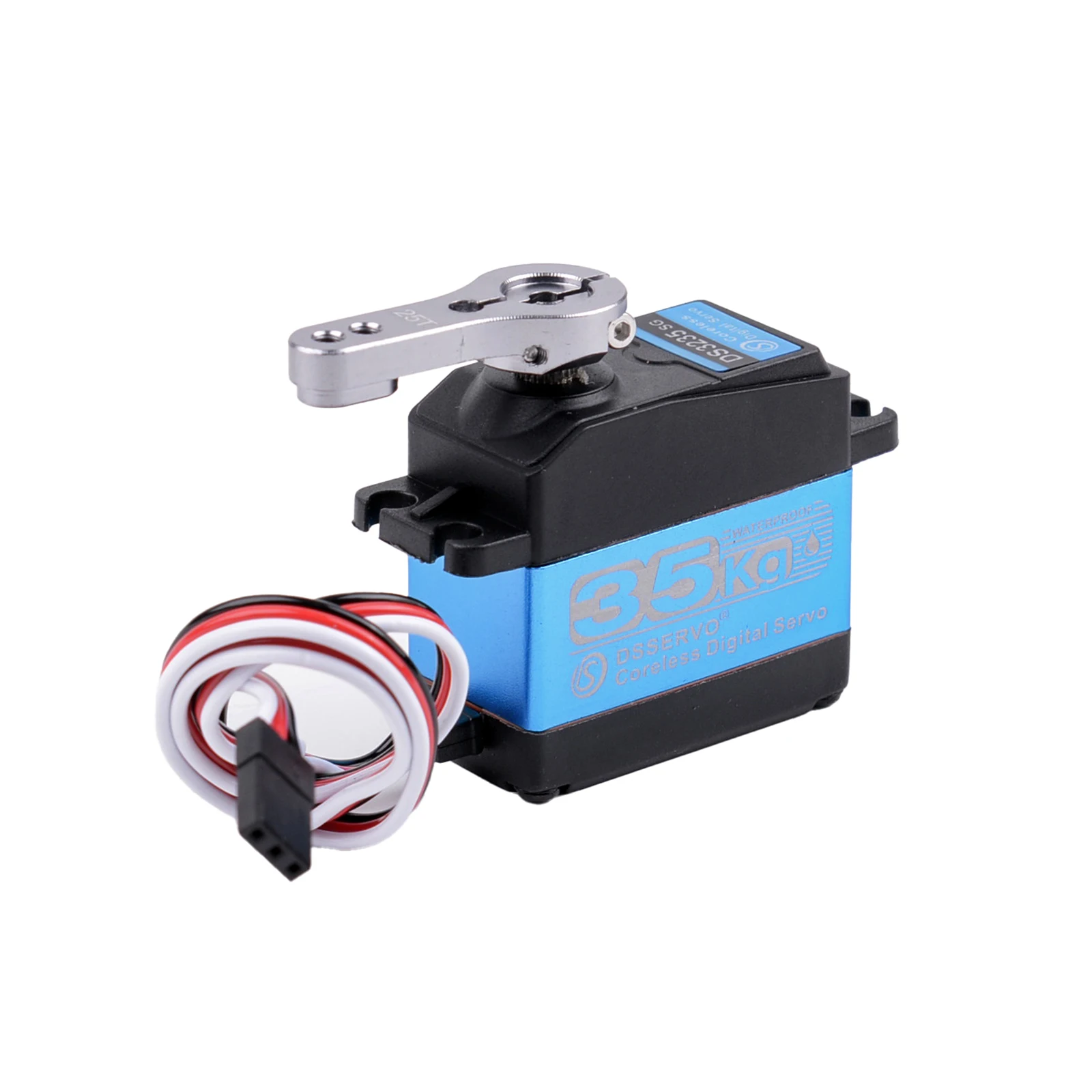 Servo motore coreless a coppia elevata da 35 kg Servo ingranaggi completamente in metallo DSservo DS3235MG per 1/8 1/10 RC Car Robot fai da te 180/270 gradi