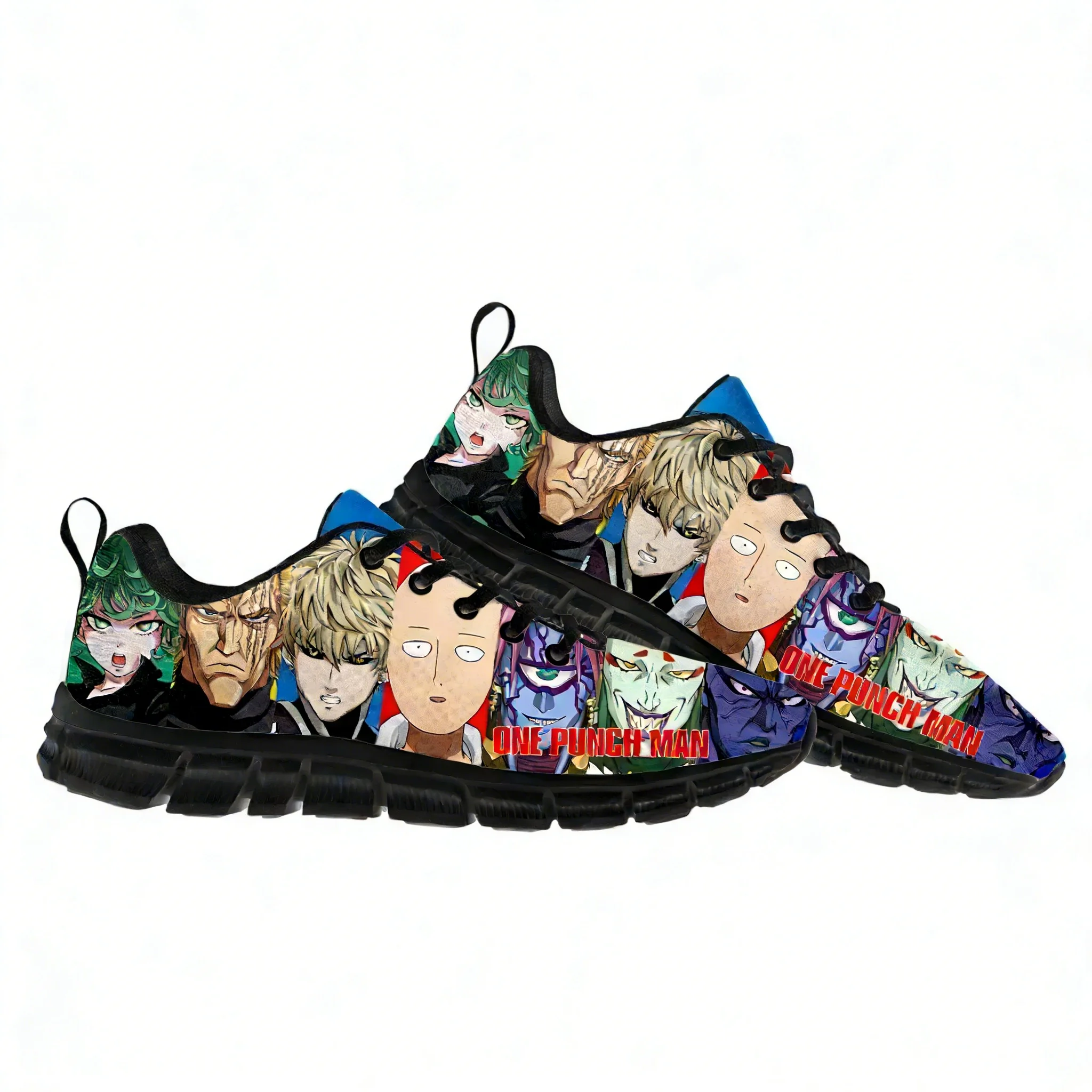 

Спортивная обувь One Punch Man, мужские и женские кроссовки для подростков, высококачественные кроссовки Saitama в стиле аниме и манги, обувь на заказ
