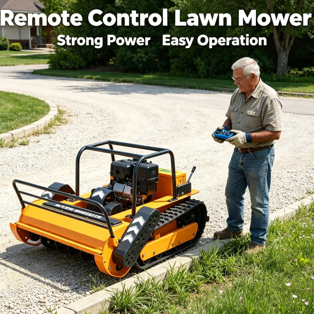 Customized High Output Lawn Mower Robot Zero Turn Lawn Mower For Rural Large Scale Farm Pasture