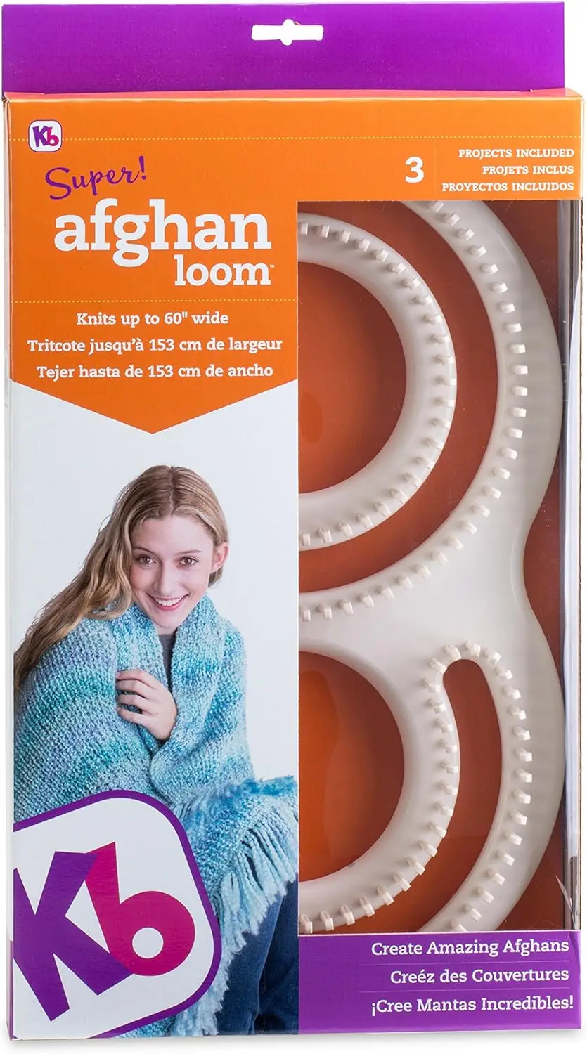 

S-Shape Loom for Blanket Knitting, Easy Craft Tool, DIY Afghan Project