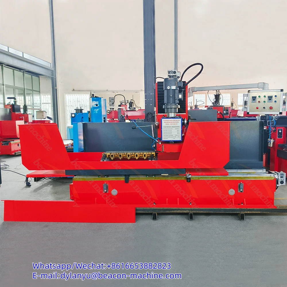 GS-9740 * 1500 رأس الأسطوانة العمودية عالية الدقة وآلة إعادة تسطح الكتلة لإصلاح محرك الدراجة النارية التلقائي