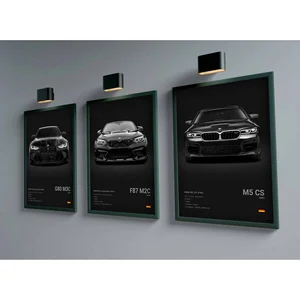 Pop Black and White Poster Wall Art F80 M3 M140 GTR HD Printing Oil on screen home room Decoration 12 Main Sales Decorative Room Tables - №6