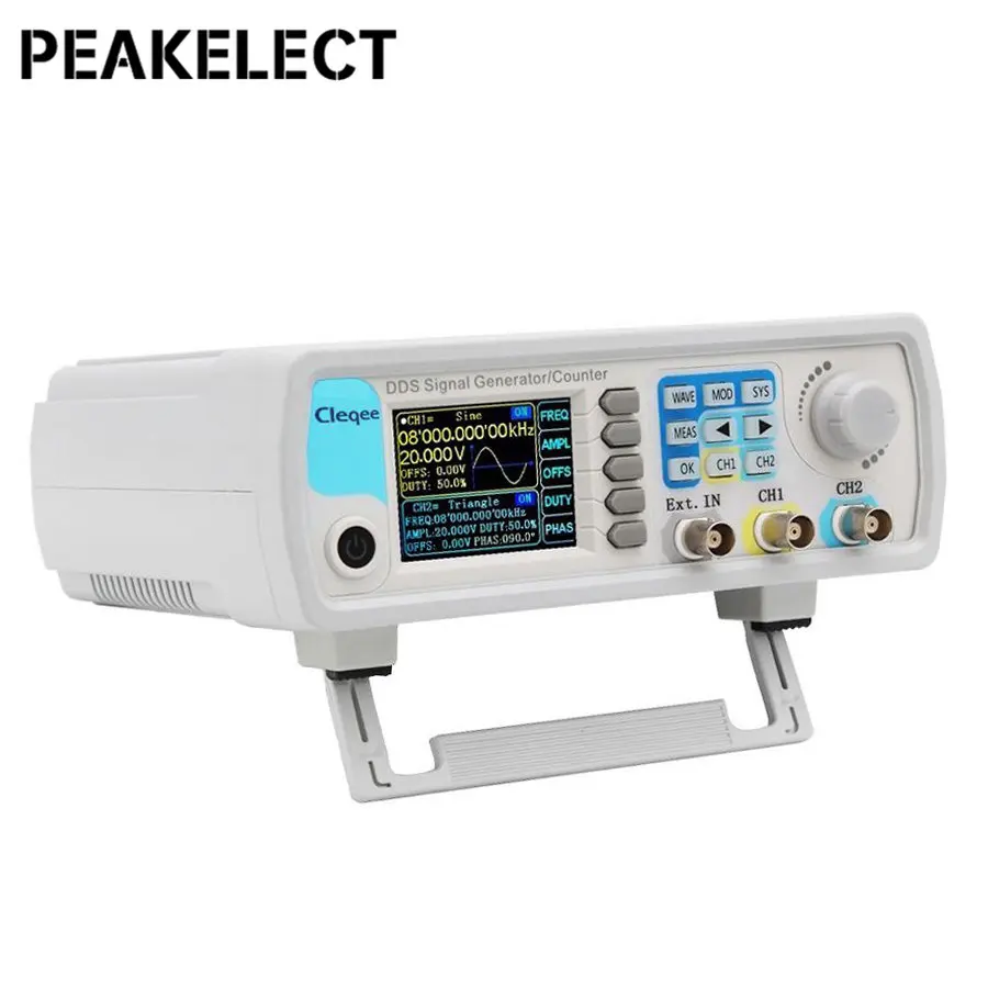 Peakelect JDS6600-40M 40MHz Dual Channel DDS Function Signal Generator Frequency Meter Arbitrary Wave Digital Control Counter