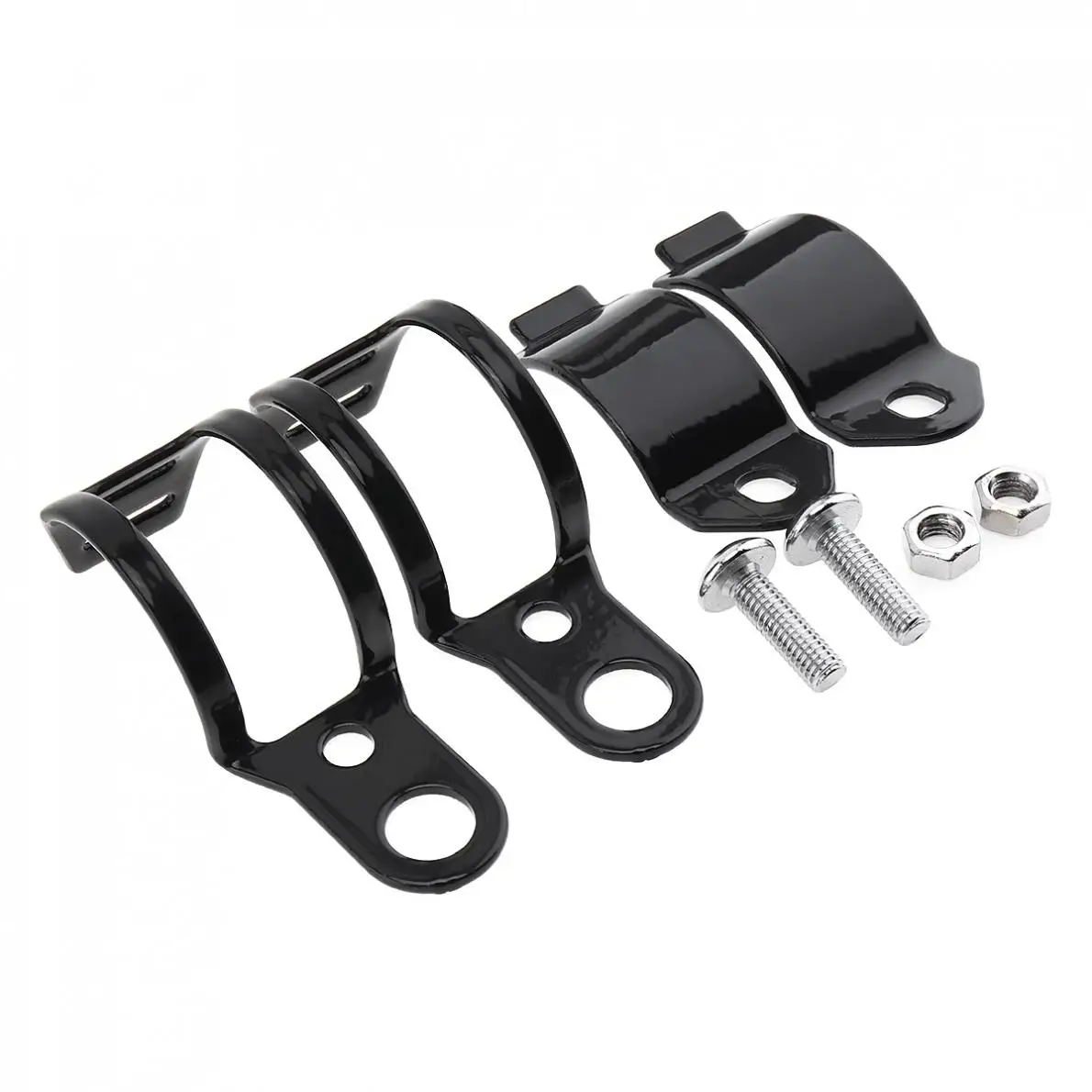 Brand New 2pcs Motorcycle Mount Turn Signal Bracket Flasher Bracket Blinker Indicators Holder Fork Mount Clamp for ATV / Scoote image 3