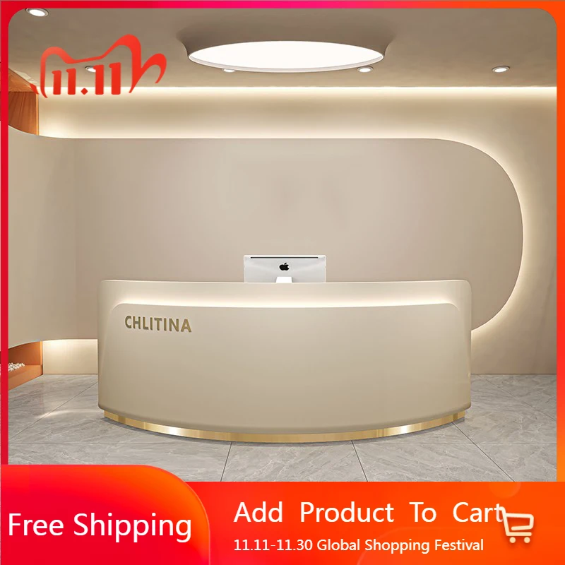 

Modern Shop Reception Desks Unique Salon Luxury Aesthetic Best Company Reception Desks Organizers Bureau Commercial Furniture