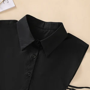 Women's fake cotton collar, simple shirt, versatile and convenient detachable collar 6 Main Sales Accessory for shirt collar - №5