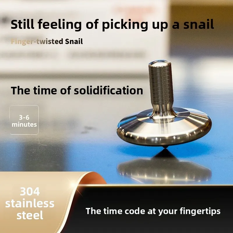 

Гироскоп Прецизионный статический смысл Ручной поворотный гироскоп Ручной вращающийся декомпрессионный гироскоп для пальцев Нержавеющая сталь 304