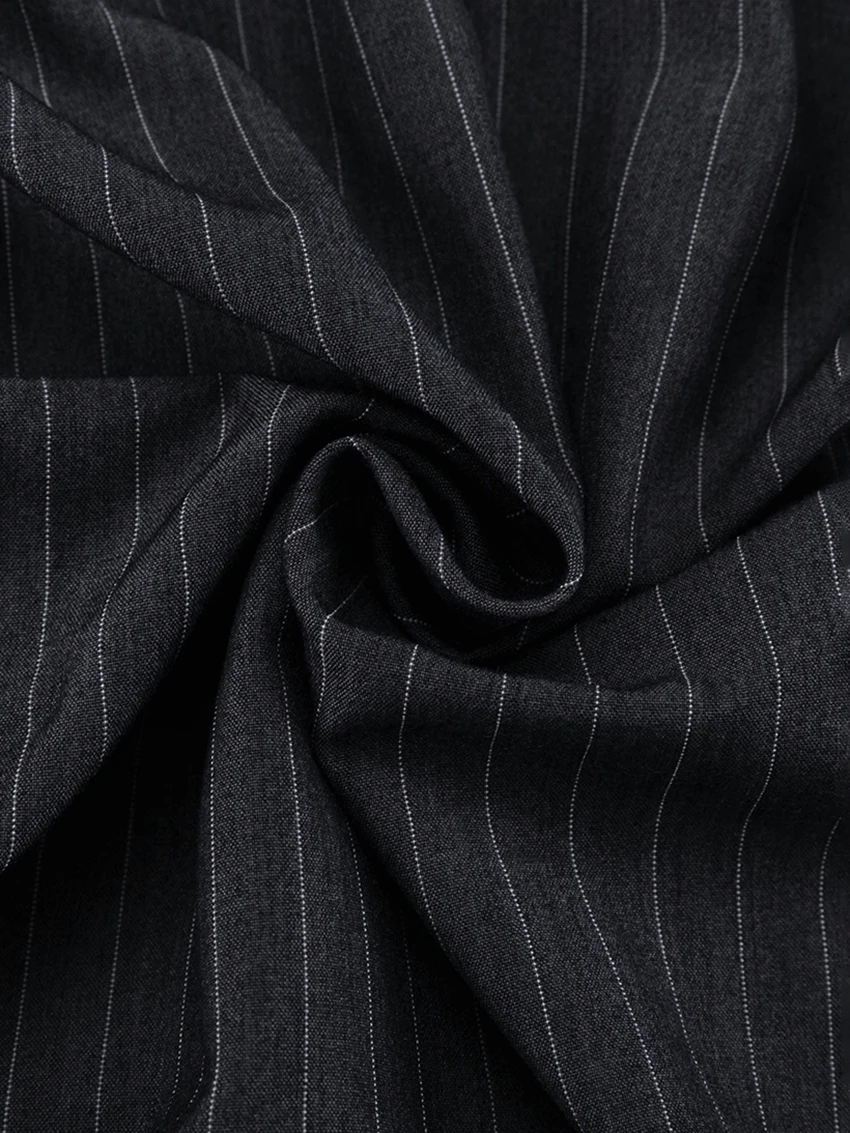 Marthaqiqi مخطط السيدات ملابس نوم مجموعة طويلة الأكمام ملابس خاصة بدوره إلى أسفل طوق بنطلون بيجاما موضة الإناث ثوب النوم الشتاء البدلة #6