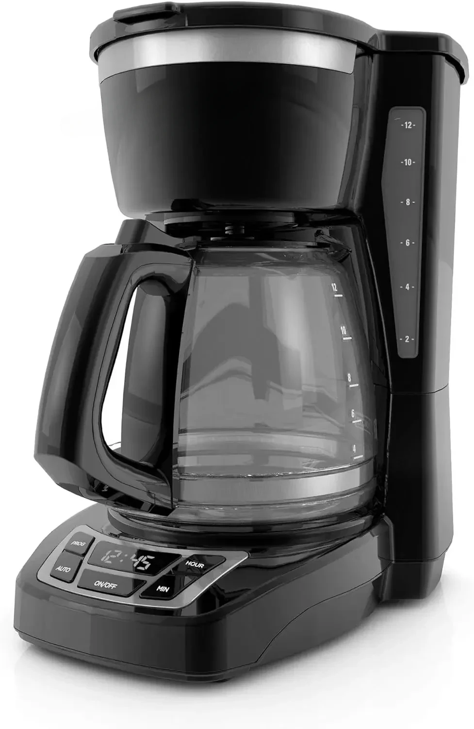 

Digital Coffee Maker, CM1160B, Programmable, Washable Basket Filter, Sneak-A-Cup, Auto Brew