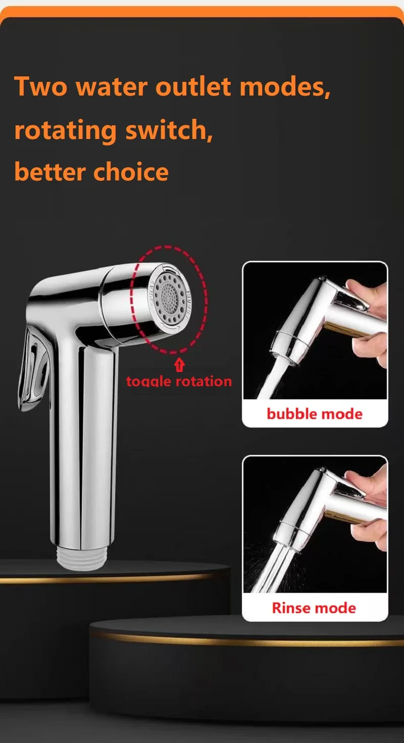 Bathroom Accessories Toilet Handheld Spray Portable ABS Spray Toilet Second Gear Washing Spray Gun