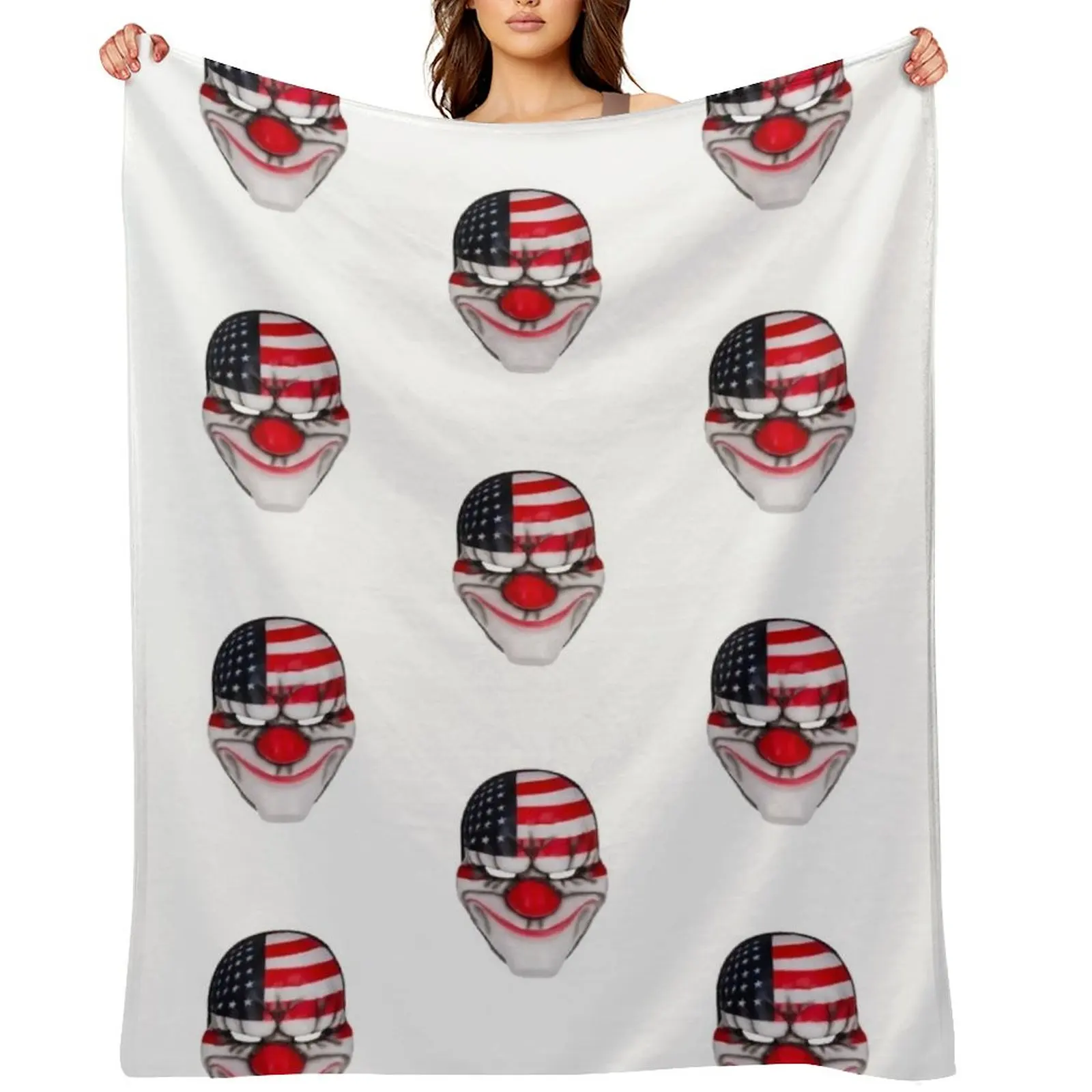 

Dallas Mask Throw Blanket Soft Plaid for winter Sofas warm for winter Blankets