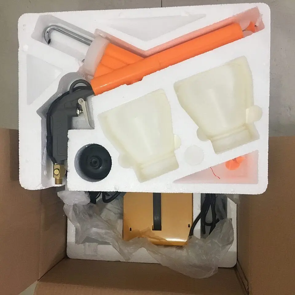 Портативный новый стартовый порошок, спрей для краски, электростатическое покрытие, бункер, алюминиевая подложка для тестовой системы, основной двигатель