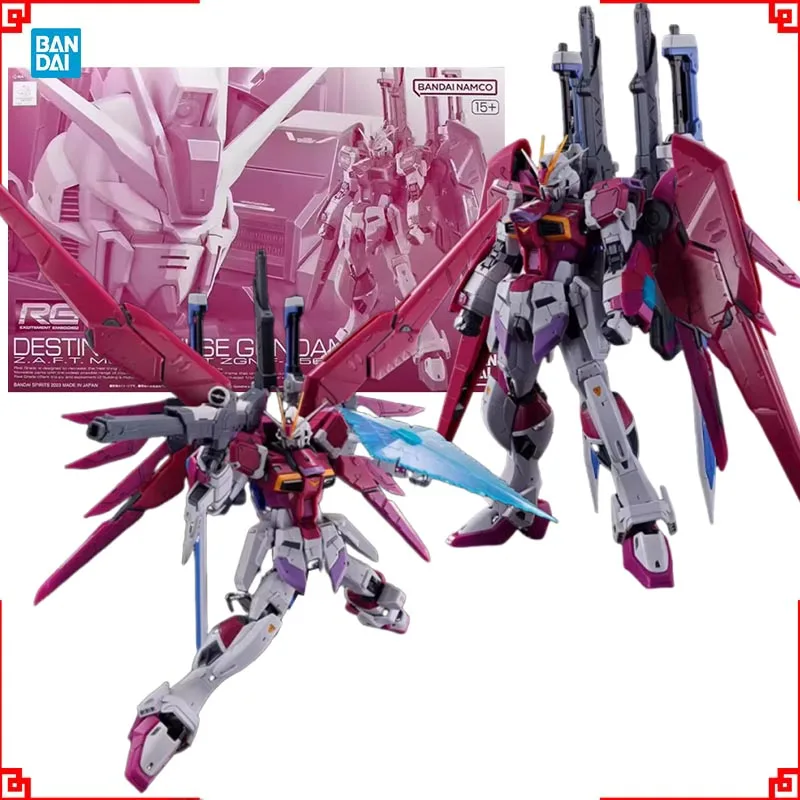 

Bandai Gundam Model Kit RG Destiny Impulse Anime Figure Gunpla Building Kit Gundam Collectibles Action Figures Toys For Men Gift
