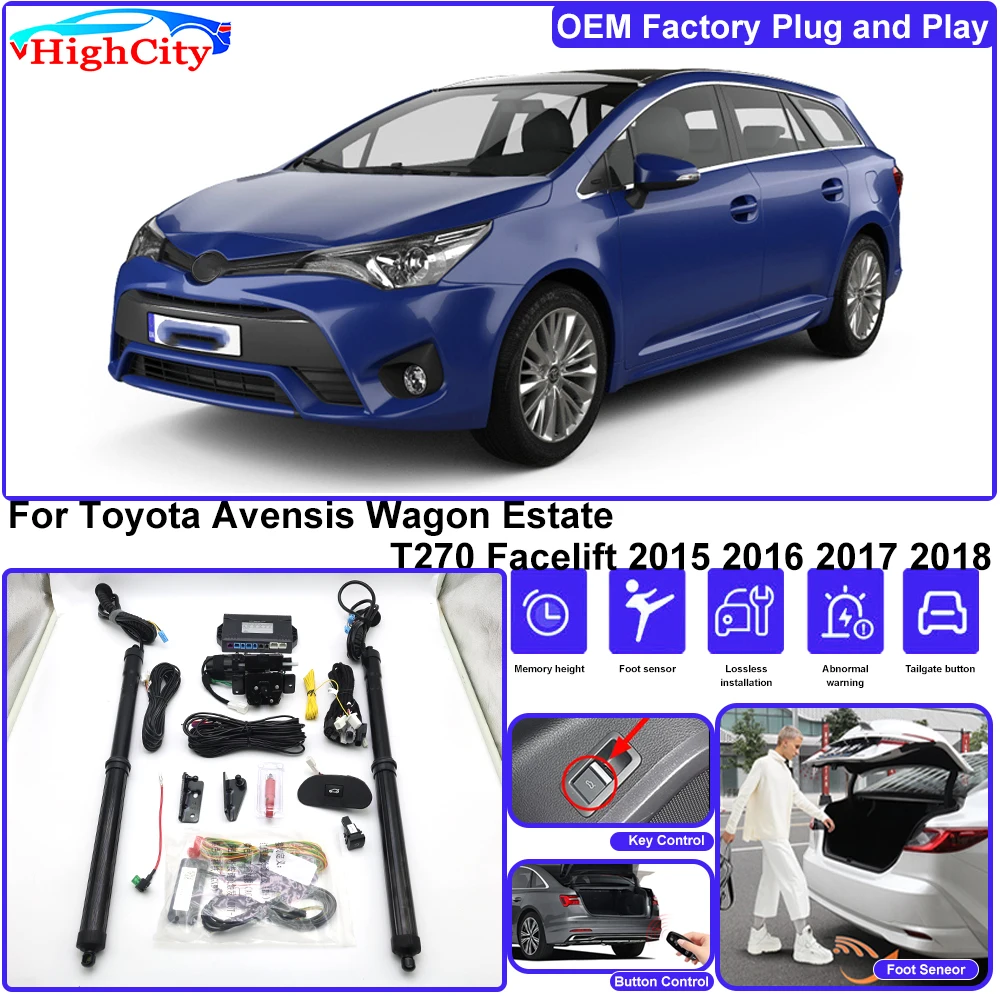 For Toyota Avensis Wagon Estate T270 Facelift OEM Lifting Kit Trunk Electric Tail Gate Lift Powered Tailgate Liftgate