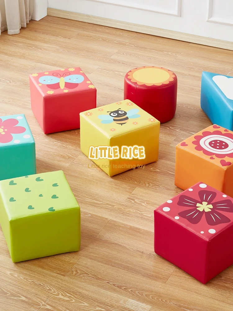 Soft long stool children cartoon animal modeling