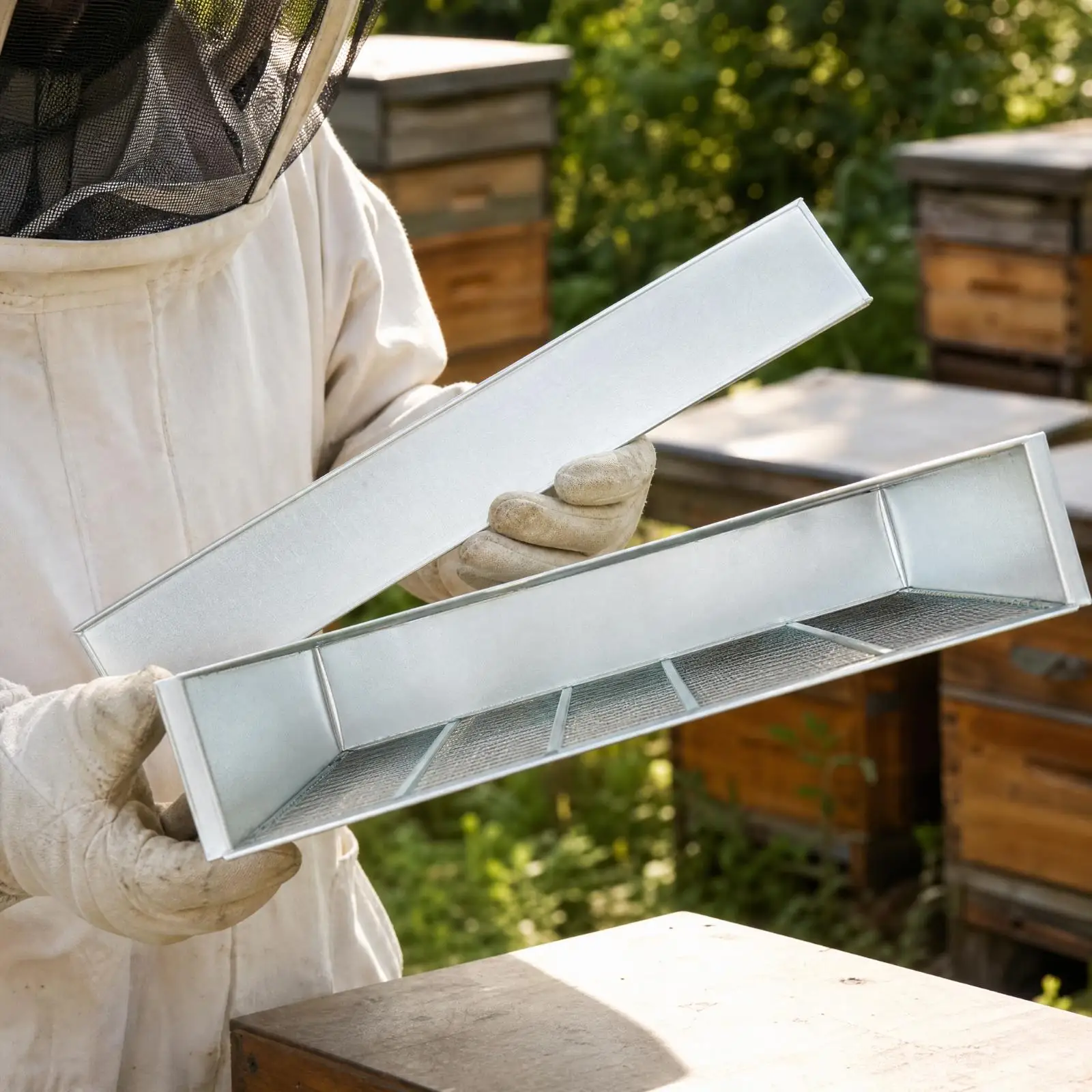 Queen Bee Egg Laying Control Cage Galvanized Beekeeping Tool for Queen Rearing and Colony Management