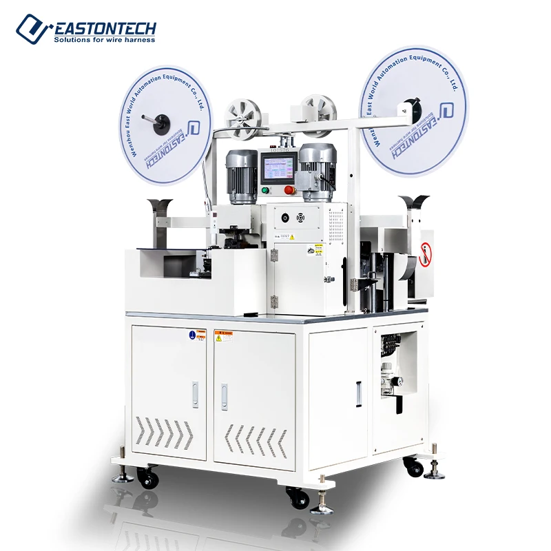 Cable Terminal Crimping Machine Automatic Double Ends Wire Stripping Crimping Equipment for Cable Manufacturing