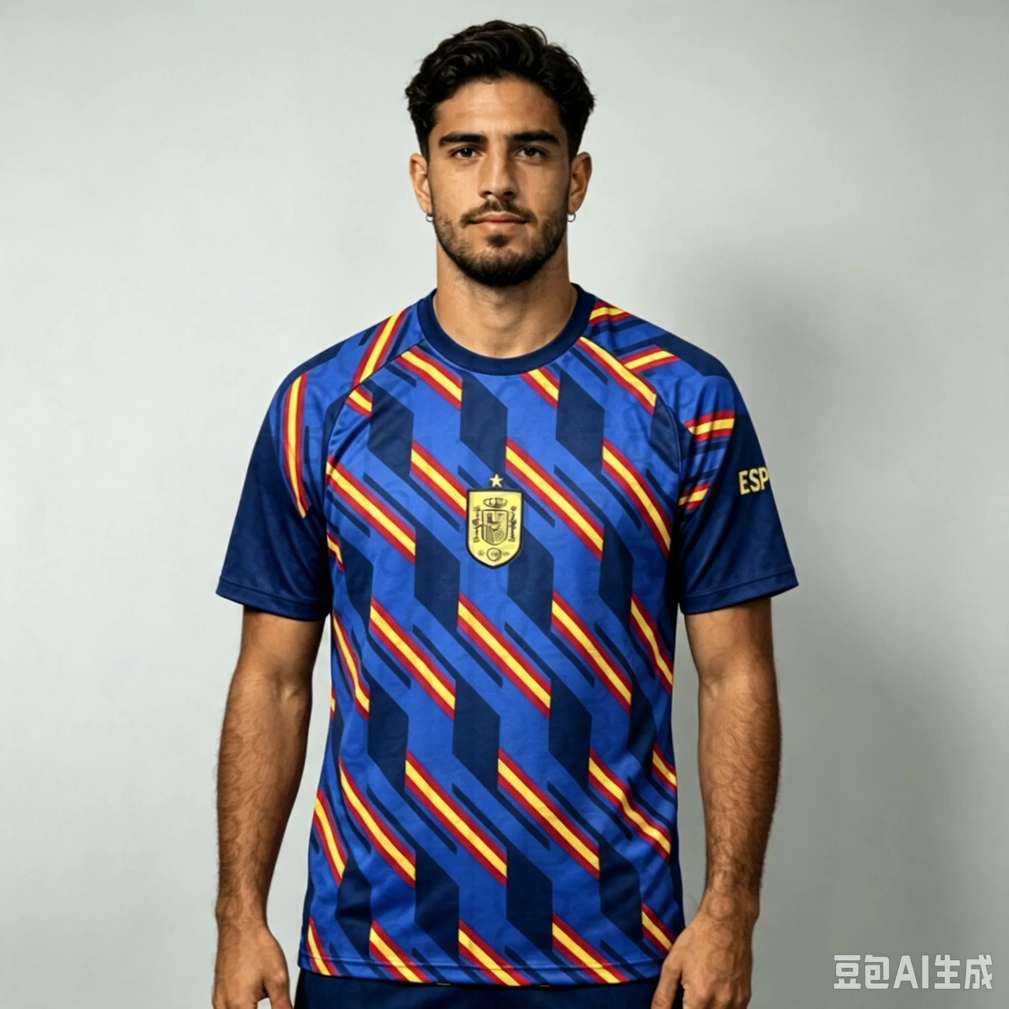 2026 New Hot Selling Parent Child Football Short Sleeve T-shirt Fashionable Outdoor Sports Quick Breathable Top - Parent Child