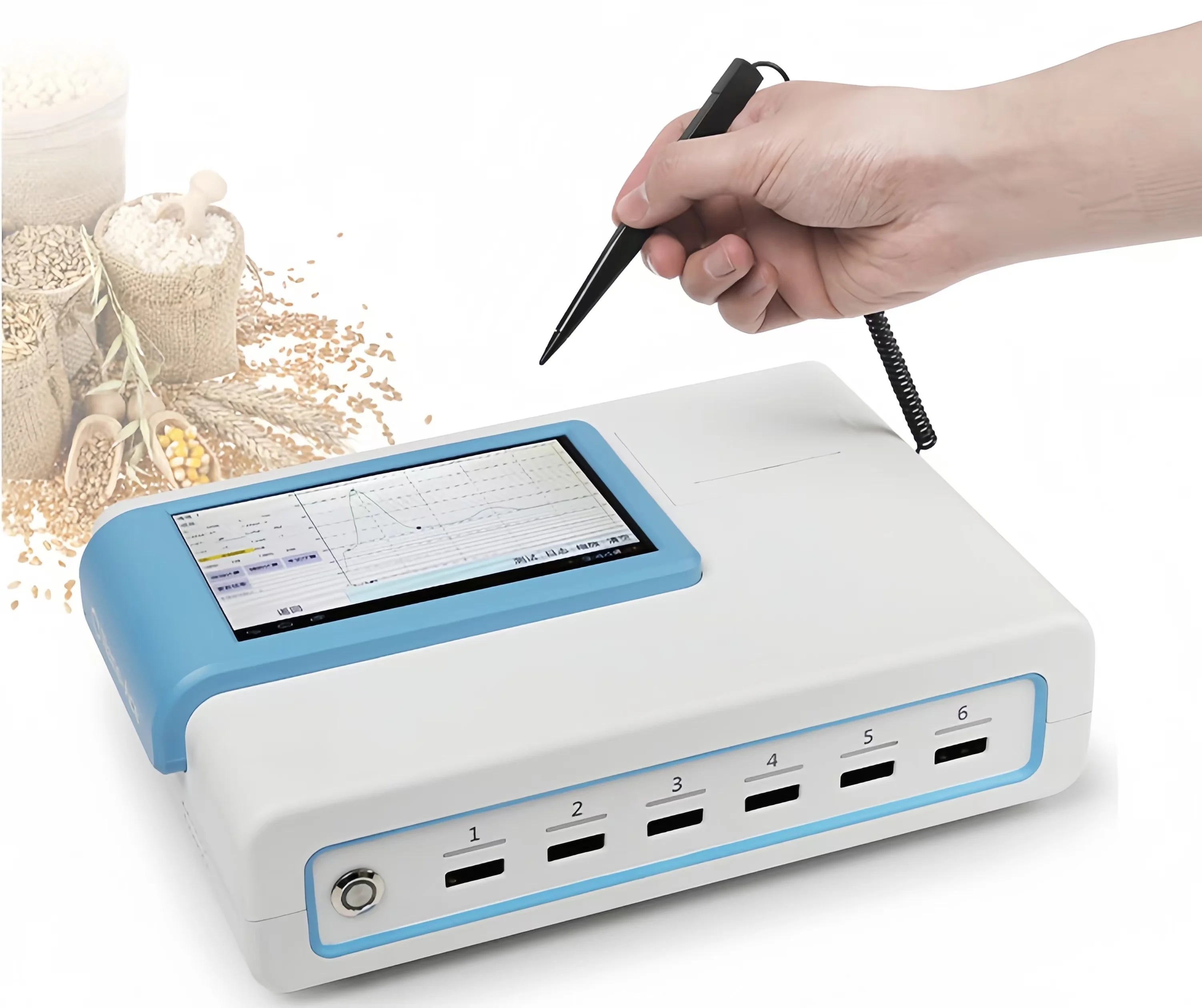 Feed Fungal Toxin Analyzer Grain Mycotoxin and Heavy Metal Detector Fluorescence Quantitative Toxin Test Device Equipment