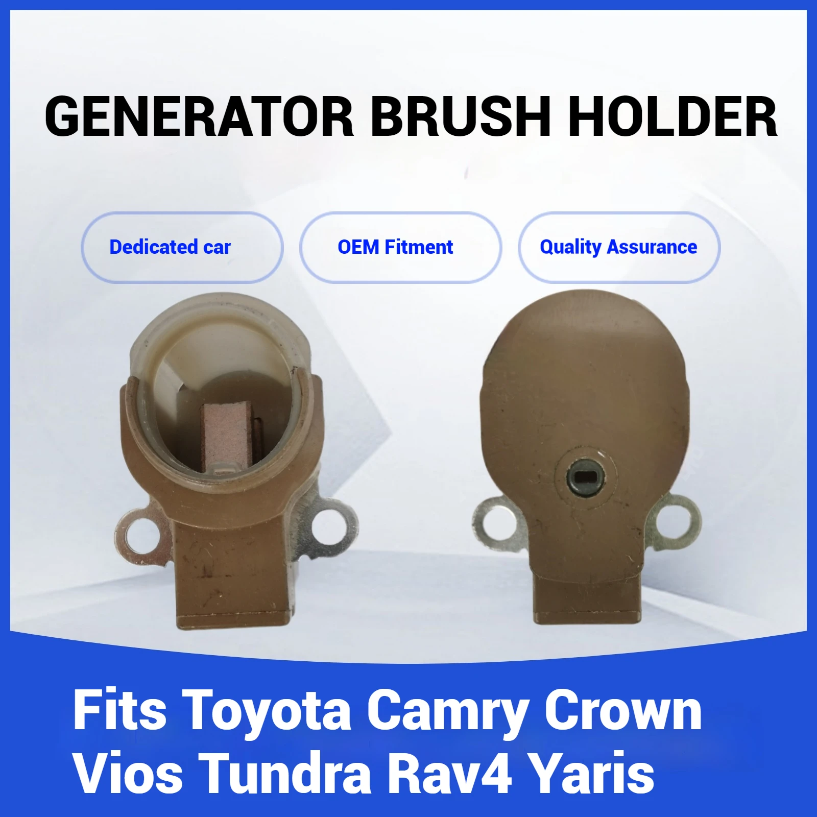 1-10Pcs for Lexus Camry Crown Vios Tundra Rav4 Yaris AC alternator carbon brush holder and carbon brush assembly