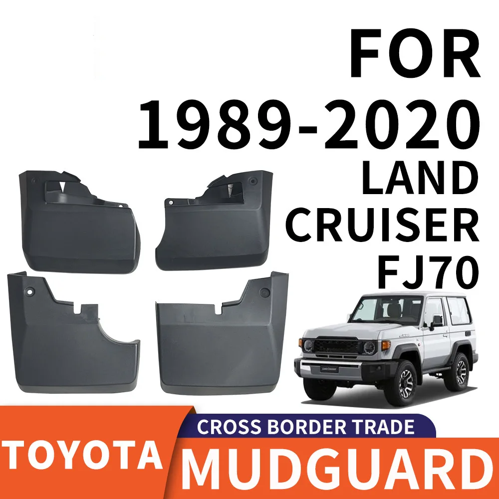 

For 1989-2020 TOYOTA LAND CRUISER LC70 Car tire mudguard,Mudflaps Front Rear Flares Splash Guards Cover Car Accessoie