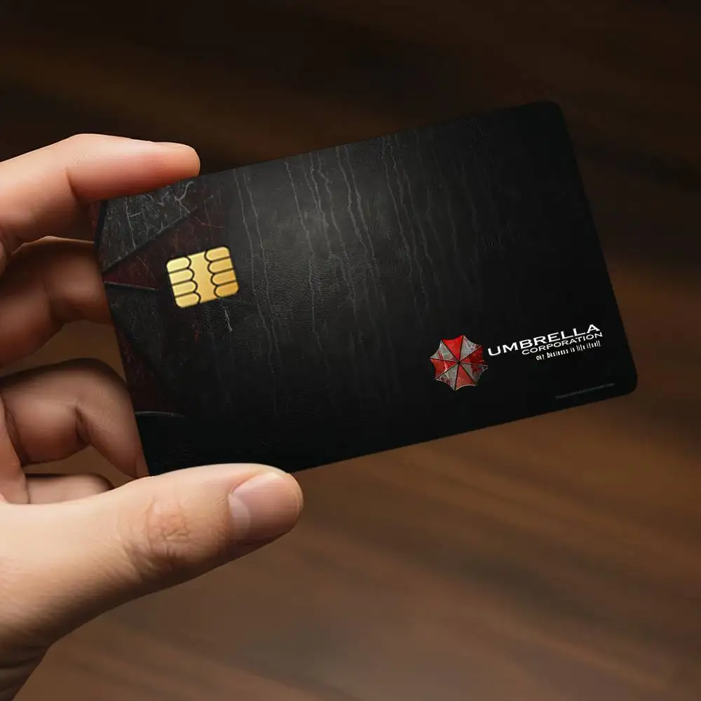 Game Umbrella Corporation Kredit-Dekorationskarten-Aufkleber, geeignet für Bankkarten, Metro Transit, kratzfest, Geschenk, 4 Stück – Detail 6