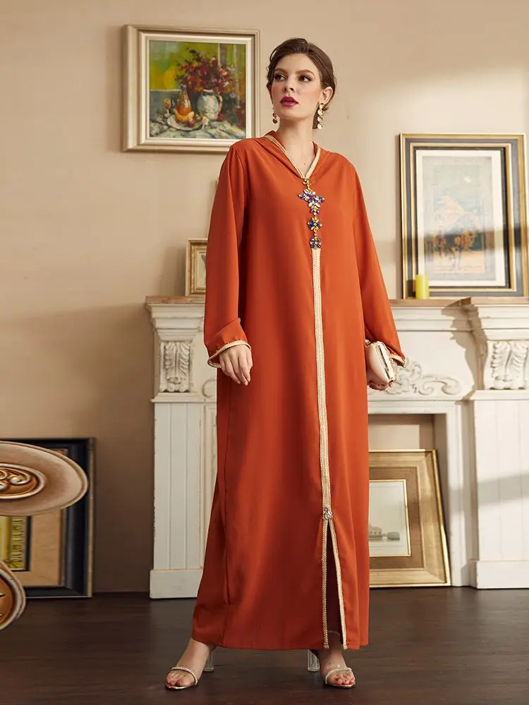 Ramadan Kaftan Hijab para Mulheres, Vestido Muçulmano, Veste Feminina, Roupas de Oração do Islã, Turquia Kaftan, Islã, Eid, Caftan Marocain, Abaya,