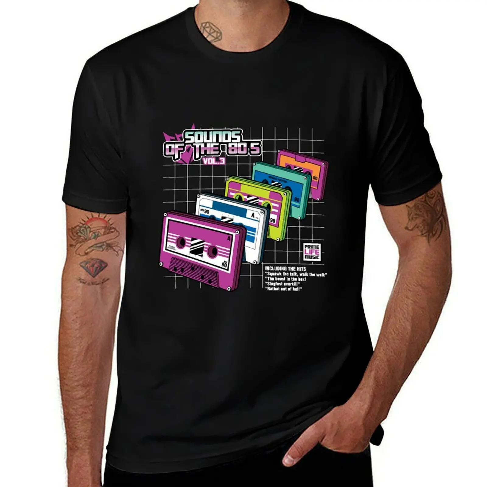 Sounds of the 80s Vol.3 T-Shirt Plus Size Loose Fit T-Shirt