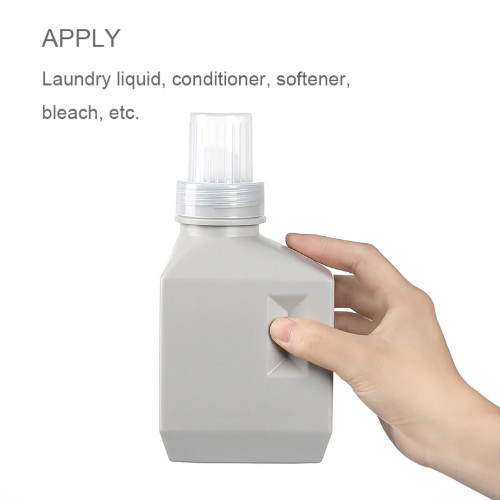 Laundry Detergent Refillable Bottle Laundry Liquid Dispenser 500/800/1000ml Large Capacity Softener Detergent Storage Container