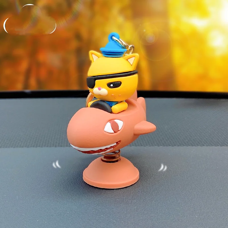 Octonauts Barnacles Cute Cartoon Rocking Fun Desktop Ornament Car Accessories Keychain Decorative Backpack Pendant Birthday Gift