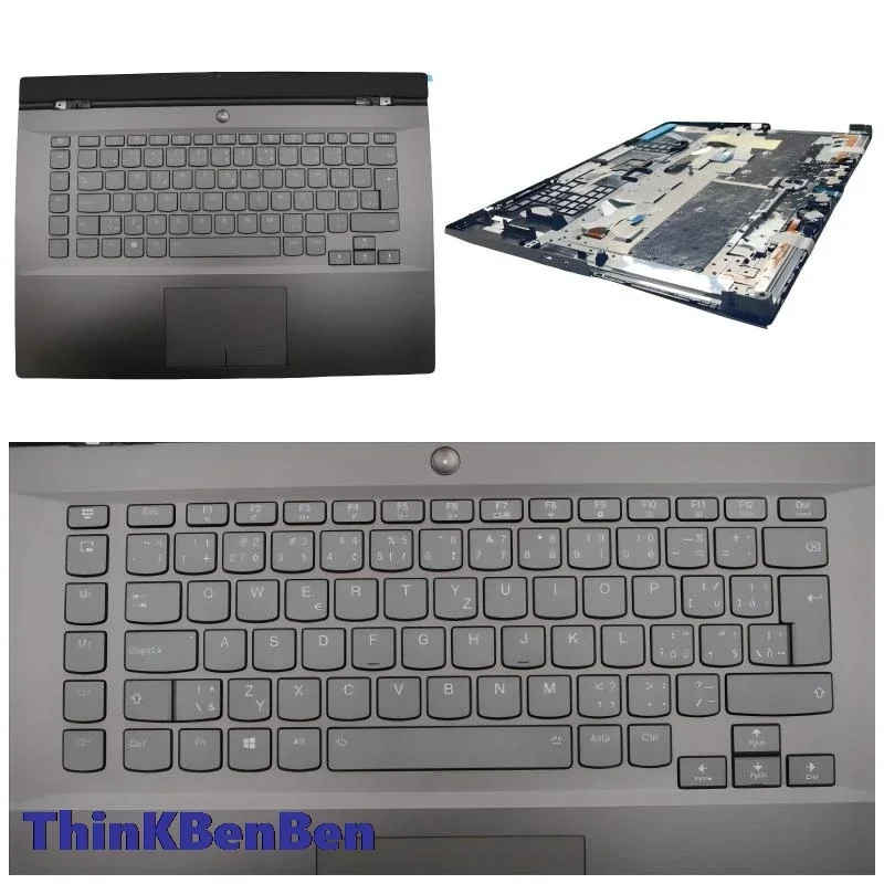 

CZ Czech Black Keyboard Upper Case Palmrest Shell Cover For Lenovo Legion Y740 15 15ICHg 15IRH g 5CB0S16447