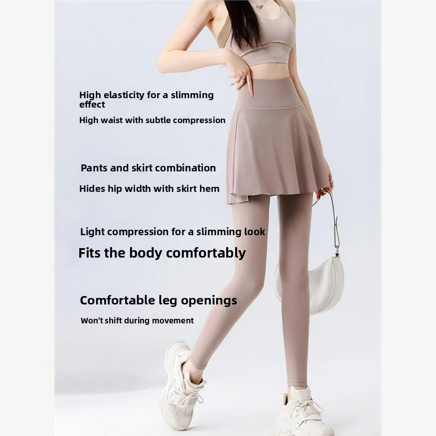 Arche Haut-Fitn-Hose mit hoher Taille, praktische Yoga-Hose für Damen, Outdoor-Datum, keine Notwendigkeit, die den Schritt zu öffnen