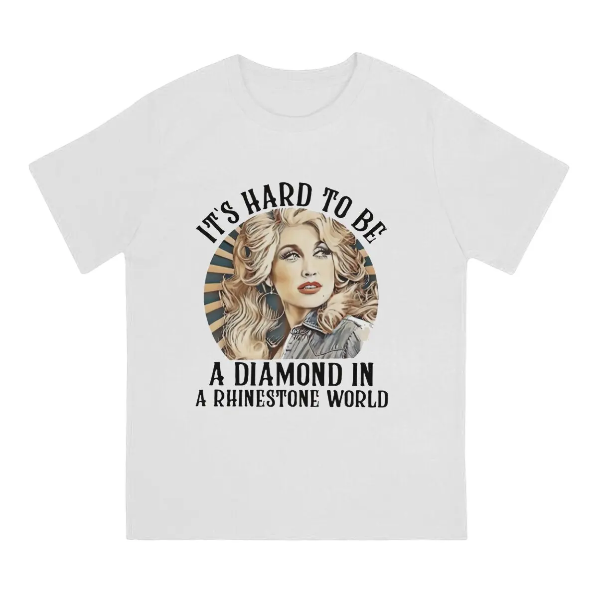 Music T-Shirts Men D-Dolly Parton Singer Casual Cotton Tee Shirt Crew Neck Short Sleeve T Shirt Summer Tops