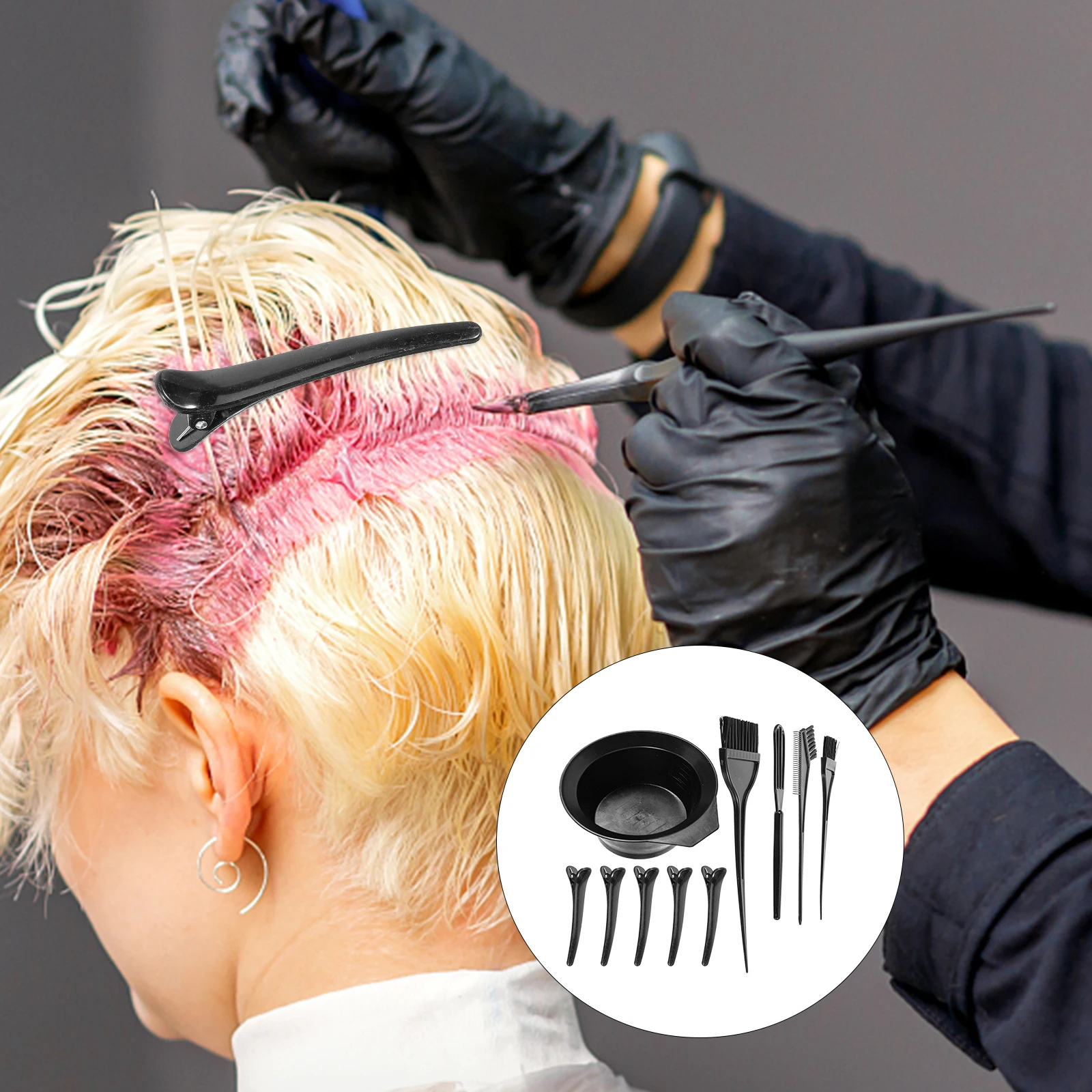 

Tools Hair Coloring Brush Dyeing Bleaching Bowl Mixer for Applicator DIY