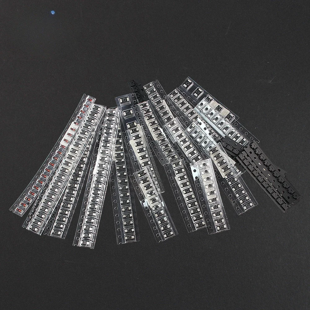 200-260pcs SMD Rectifier Diode Assorted Kit  M1 M4 M7 SS14 SS24 RS1M US1M SS34 SS36 SS26 RS2M SS110 SS220 SS210 SS310 SS510