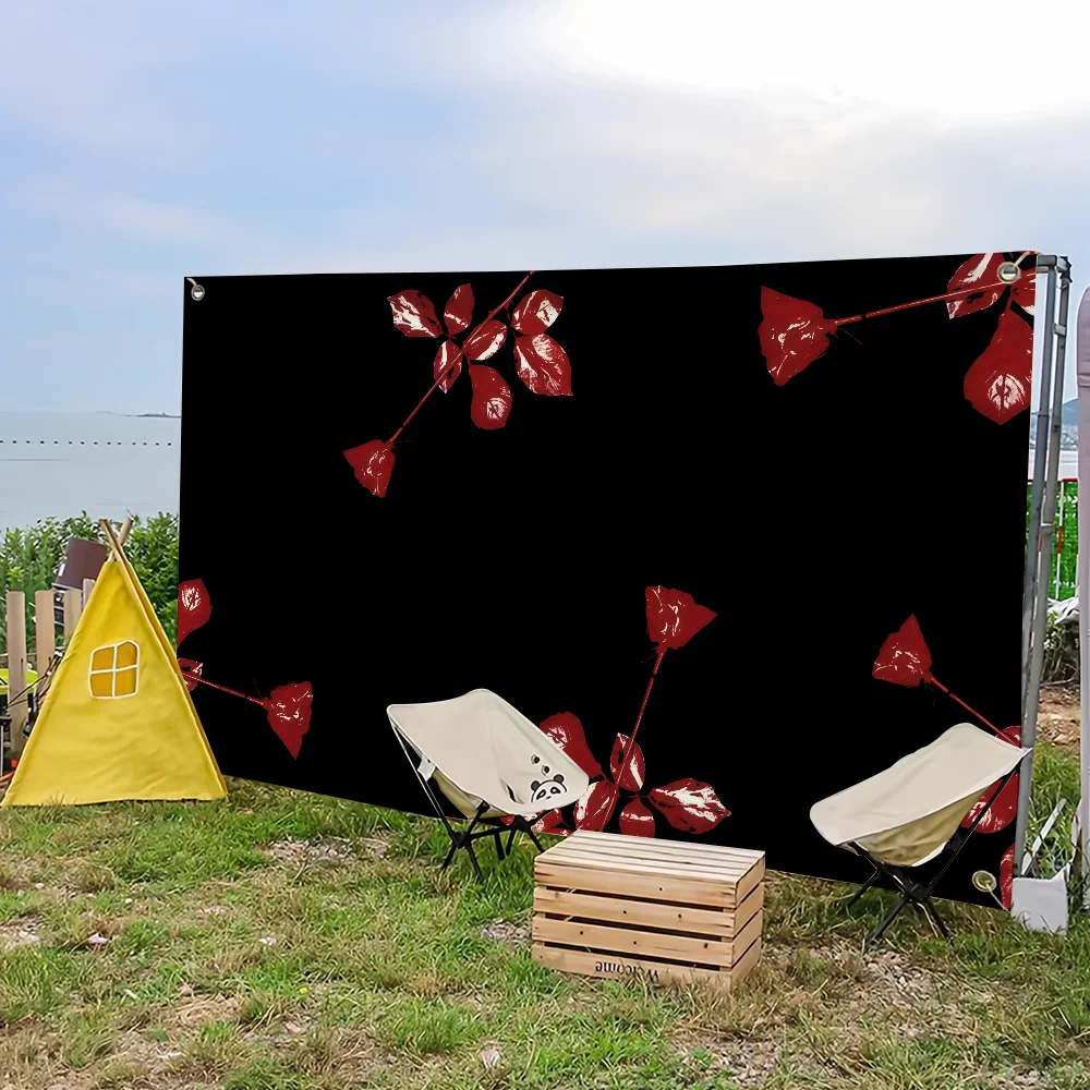 الفرقة D-DepecheS M-وضع العلم للتخييم في الهواء الطلق بار نزهة ديكور منزلي للحفلات الحلي راية