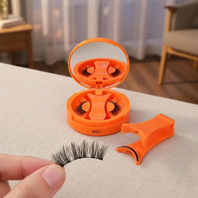 Picture 7: Magnetic 3D Eyelashes Set Natural Reusable Glue Free Quick Application with Storage Box for Daytime Makeup